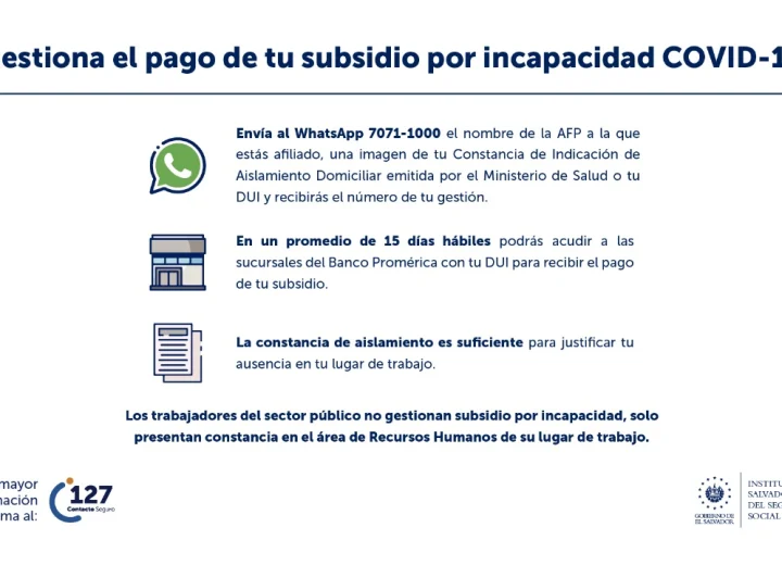 Cómo solicitar el subsidio por enfermedad en El Salvador