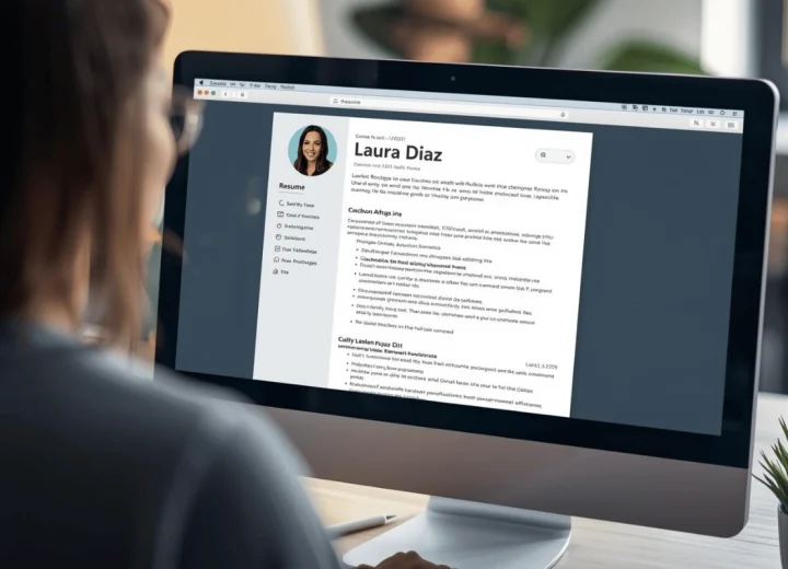Tener una copia actualizada de tu CV base en formato Word o PDF editable